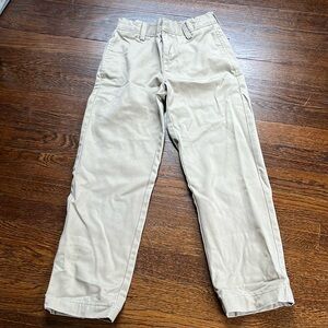 Lands End - Boys Khaki Uniform Pants size 8